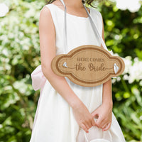 Engraved Wooden Flower Girl/ Page Boy Wedding Sign