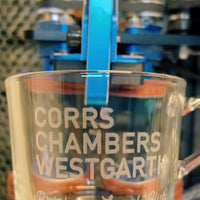 Personalised Glass Coffee Mug/ Tea Cup