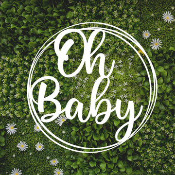 Custom Made Oh Baby Name Scribble Sign Hoop, Personalised Laser Cut Baby Announcement Hanging Signage, Birthday/ Christening/ Baptism Shower Decor Australia